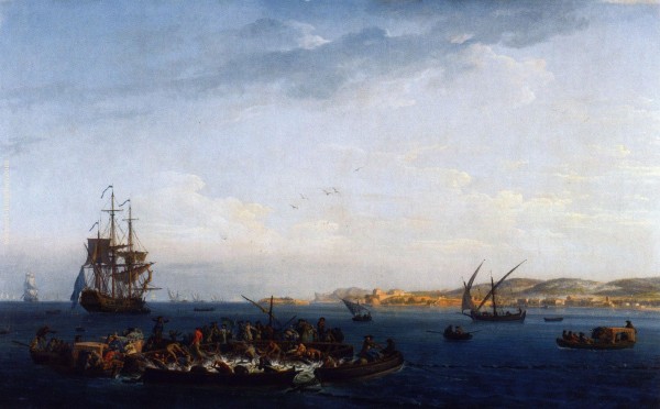 View of the Gulf of Bandol tuna by Claude-Joseph Vernet